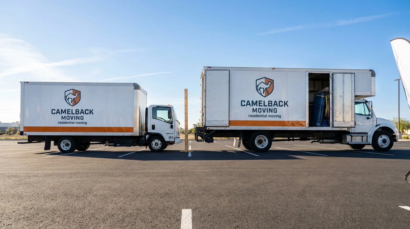 Moving truck size capacity guide in Elkland